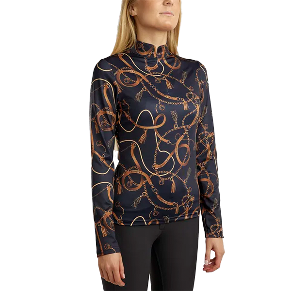 Montar Haily Långärmad Polotröja är en elegant och funktionell långärmad ridtröja som är designad för ryttare som vill kombinera mode med maximal komfort!