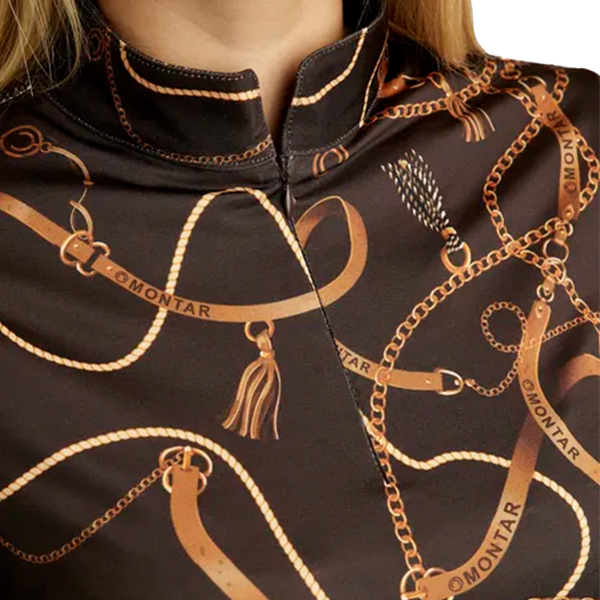 Montar Haily Långärmad Polotröja är en elegant och funktionell långärmad ridtröja som är designad för ryttare som vill kombinera mode med maximal komfort!