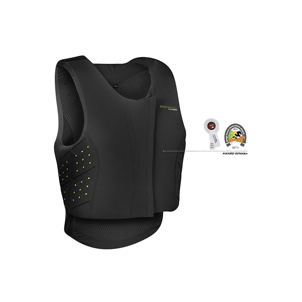 Komperdell Front Zip Junior Säkerhetsväst är en säkerhetsväst för juniorer som är designad för ryttare med höga krav på passform och maximalt skydd!