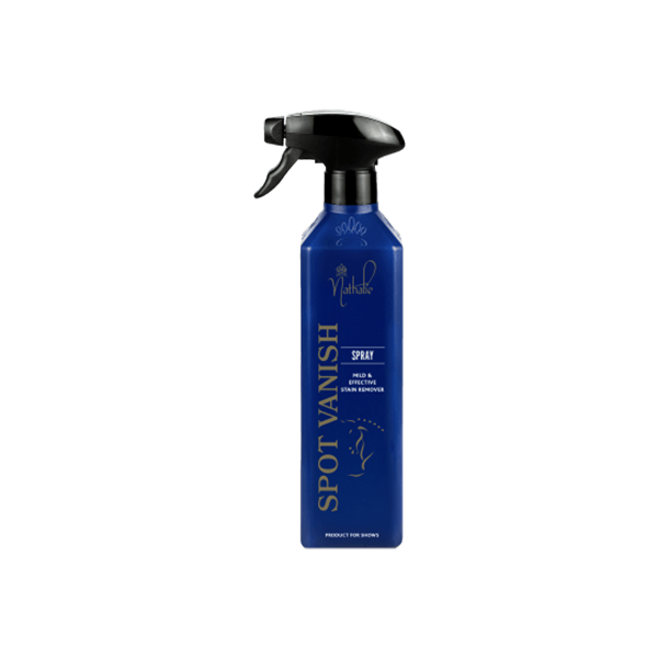 Nathalie Spot Vanish Spray är en fläckborttagare som är perfekt för hästens fläckar och missfärgningar! Sprayen tar snabbt bort envisa fläckar.