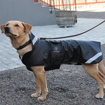 Jacson Barbro hundtäcke är till din fyrbenta följeslagare som förtjänar det bästa, och Jacsons vattentäta hundtäcke är precis det!