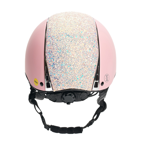 Jacson Philly Mips Ridhjälm Rosa/Sparkle är ridhjälmen för dig som vill ha en perfekt balans mellan hög säkerhet, komfort och design!