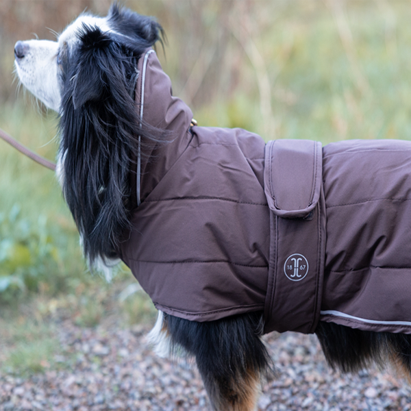Jacson Sonja Hundtäcke är ett funktionellt och stilrent vinterhundtäcke som ger din hund optimal värme, komfort och skydd under kalla och blöta dagar!