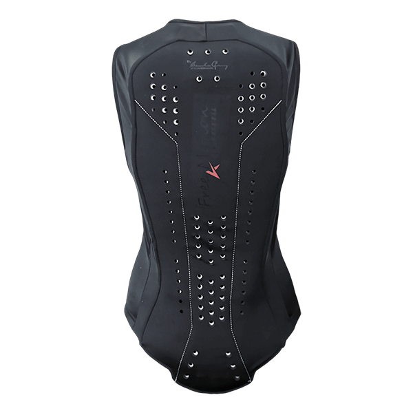 Komperdell Ballistic FreeMotion Ryggskydd är det perfekta valet för ryttare som söker ett lätt, flexibelt och ventilerande ryggskydd!