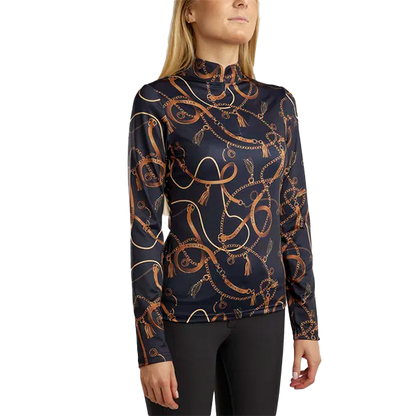 Montar Haily Långärmad Polotröja är en elegant och funktionell långärmad ridtröja som är designad för ryttare som vill kombinera mode med maximal komfort!