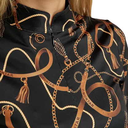 Montar Haily Långärmad Polotröja är en elegant och funktionell långärmad ridtröja som är designad för ryttare som vill kombinera mode med maximal komfort!