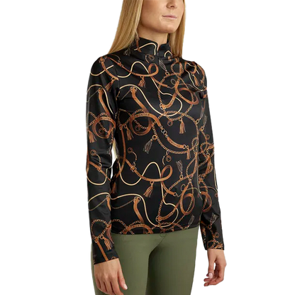 Montar Haily Långärmad Polotröja är en elegant och funktionell långärmad ridtröja som är designad för ryttare som vill kombinera mode med maximal komfort!