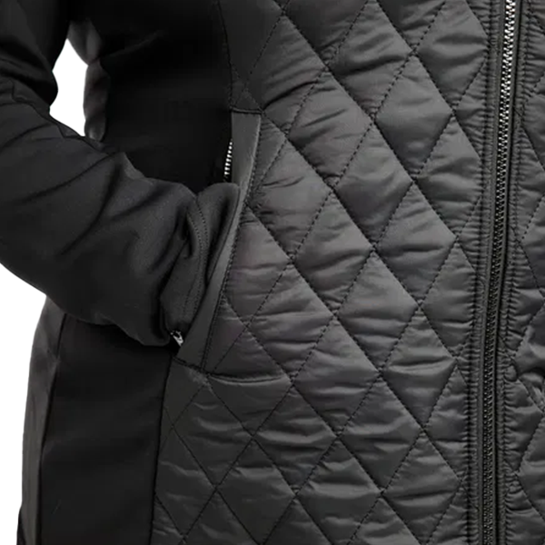 Montar MoQuinn Hybrid Jacket Curve är en lång quiltad jacka som är designad för både stallarbete och ridning! Optimal komfort i alla väderförhållanden!