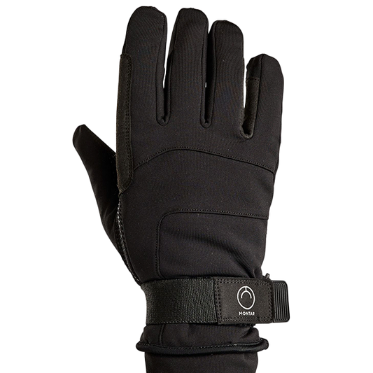 Montar Softshell Vinterhandskar håller händerna varma och bekväma under hela vintersäsongen! Handskarna har en touchfunktion på tummen och pekfingret. 