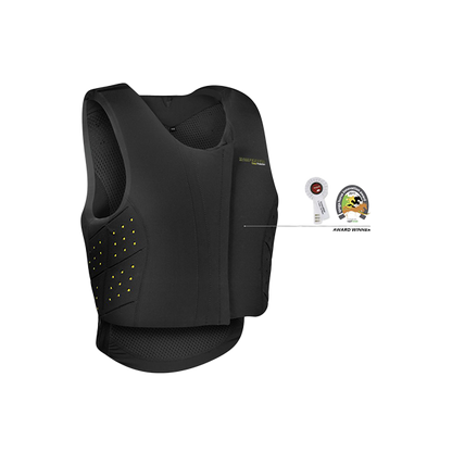 Komperdell Front Zip Junior Säkerhetsväst är en säkerhetsväst för juniorer som är designad för ryttare med höga krav på passform och maximalt skydd!